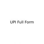 UPI Full Form