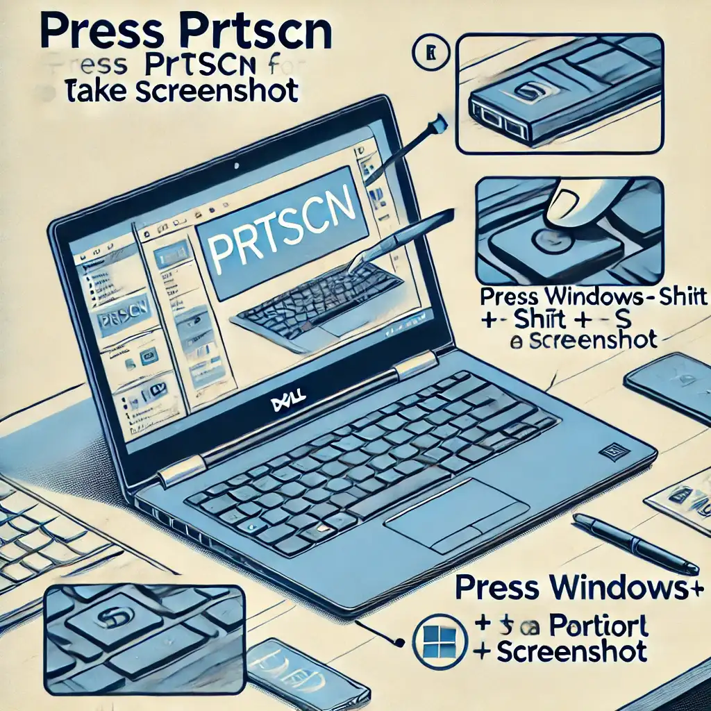 how to take a screenshot on a Dell computer